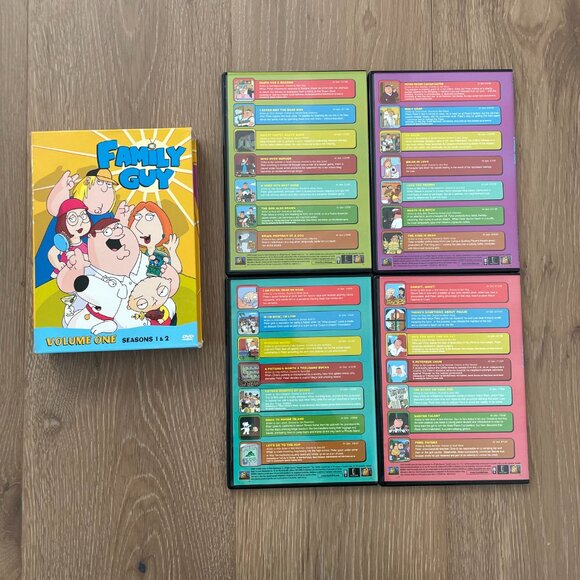 Family Guy DVD TV Show Box Sets Volume 1, 2 Seasons 1, 2, 3 VERY GOOD 2003 - Picture 6 of 14